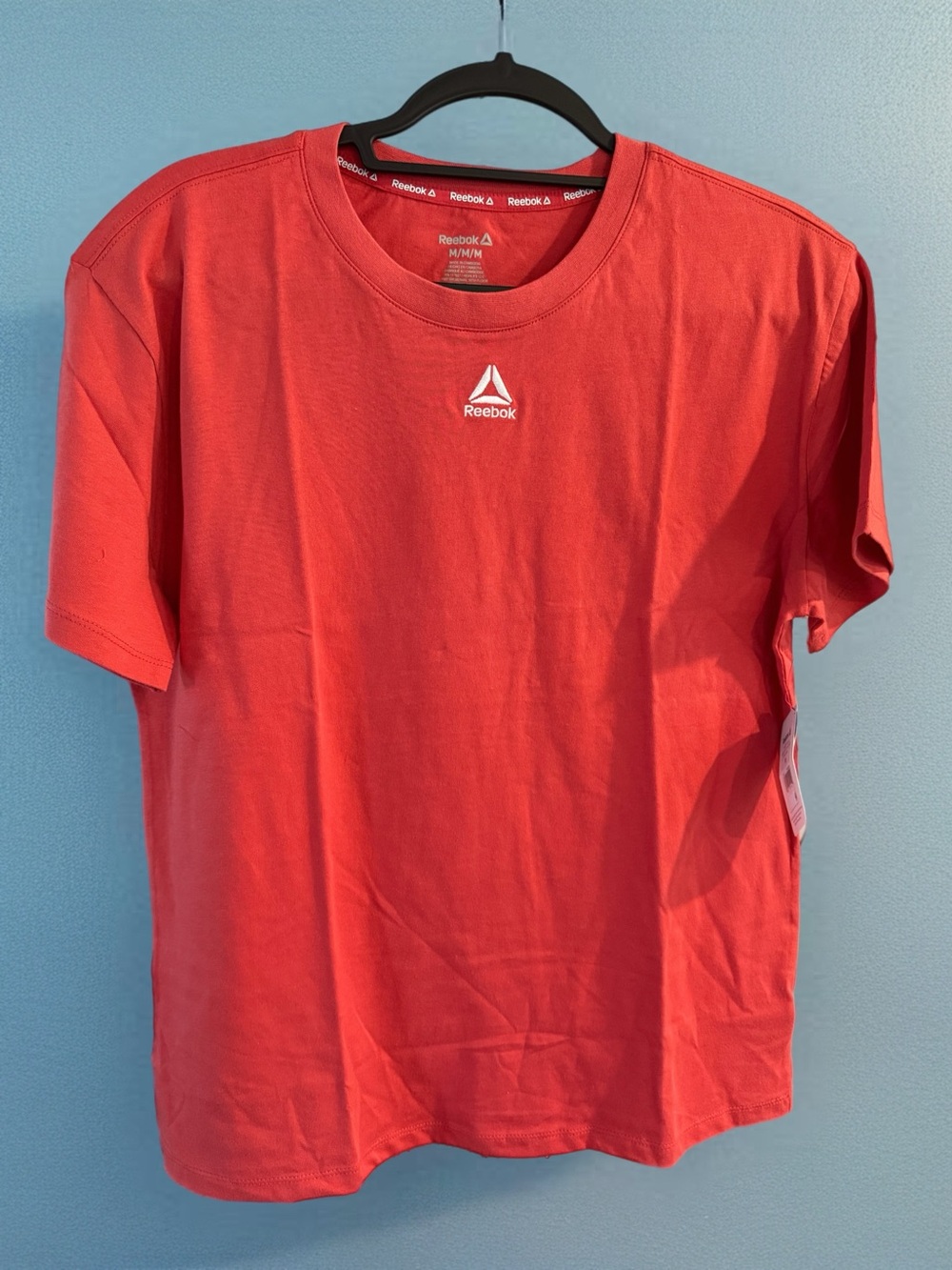Reebok Red Short Sleeve‎ Logo Tee